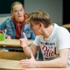 Foto Rakvere Teatri lavastusest "Klassis", fotograaf Kalev Lilleorg